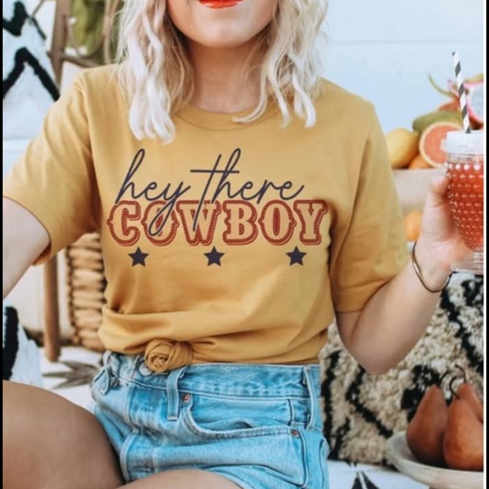 Hey There Cowboy Graphic Tee